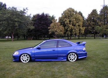 1999 Honda Civic Si Blue Modified Specifications and Pictures