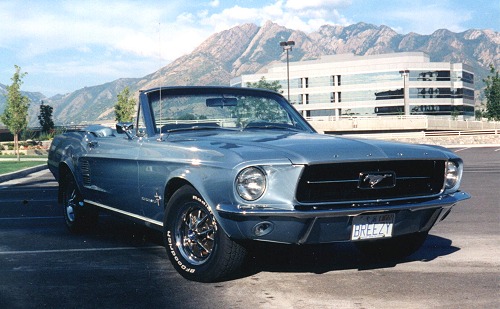 1967 Ford Mustang Convertible Brittany Blue Pictures