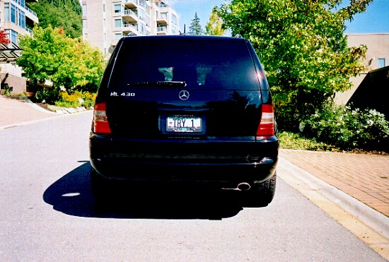 2001 Mercedes-Benz ML430 back